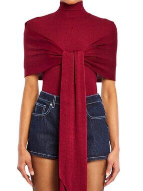 SEROYA | NWT | Noemi Knit Tie Top | Size: M